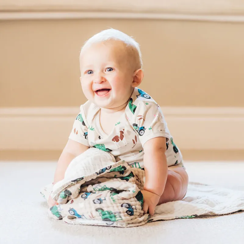 Tractor Ted Baby Vest-3